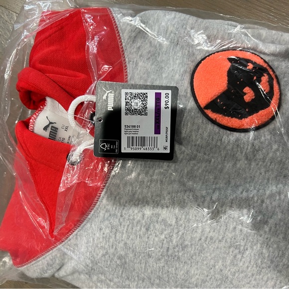 NEW WITH TAGS SIZE XXL puma basketball playbook pullover light grey - Picture 7 of 7